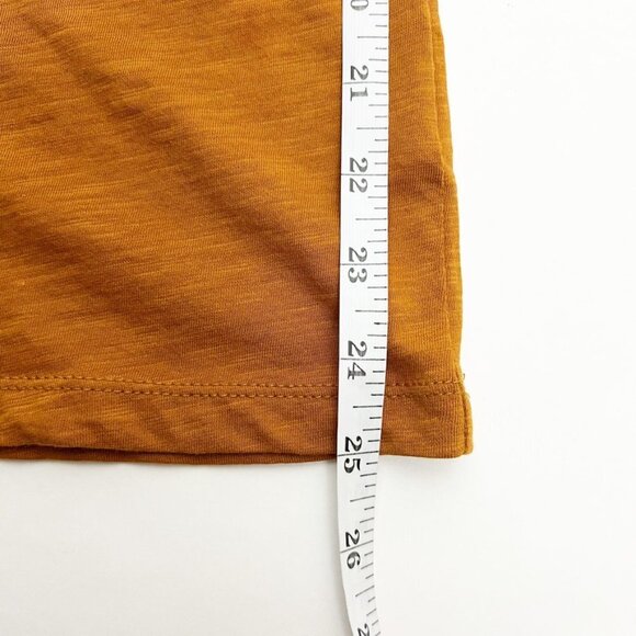 Madewell Whisper Cotton V-Neck Tank. Spiced Olive. Size S - Picture 8 of 11